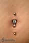9960 double belly button(navel) piercing_piercing pupíku