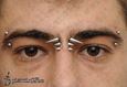 9994 eyebrow piercing_triple bridge(erl) piercing_piercing obočí_piercing nosu